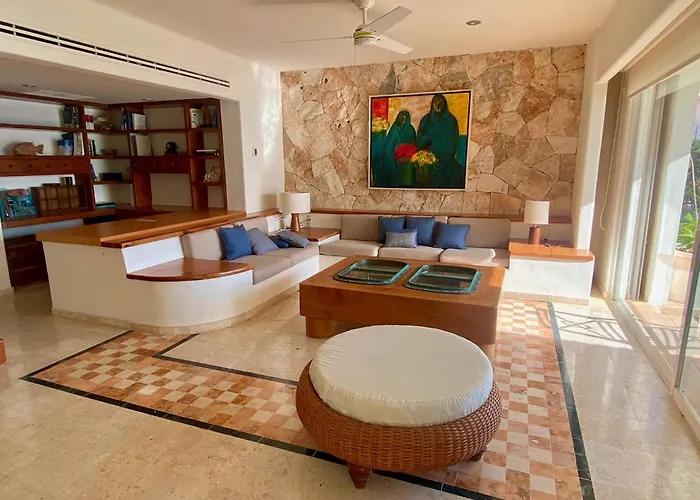 Apartment 4br Front Chac-hal-al Puerto Aventuras